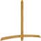 Ekena Millwork Bellingham Rough Sawn Timber Gable Bracket, Western Red Cedar, 96"W x 64"H x 2"D x 4"F, 16/12 Pitch GBW096X64X0204BEL00RWR - alternate 4